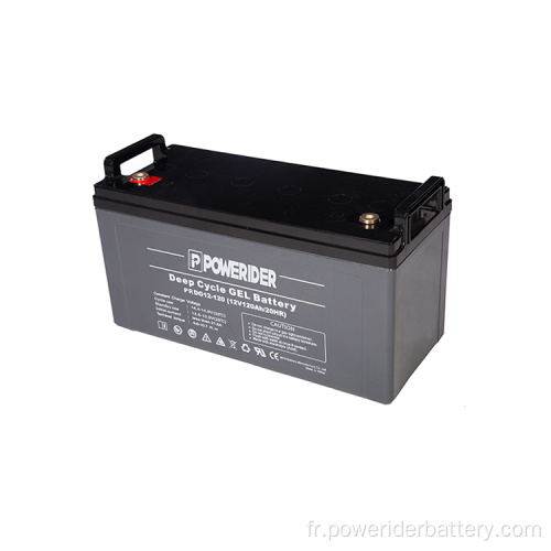 Batterie d&#39;acide de plomb de gel de cycle profond 12V 120Ah